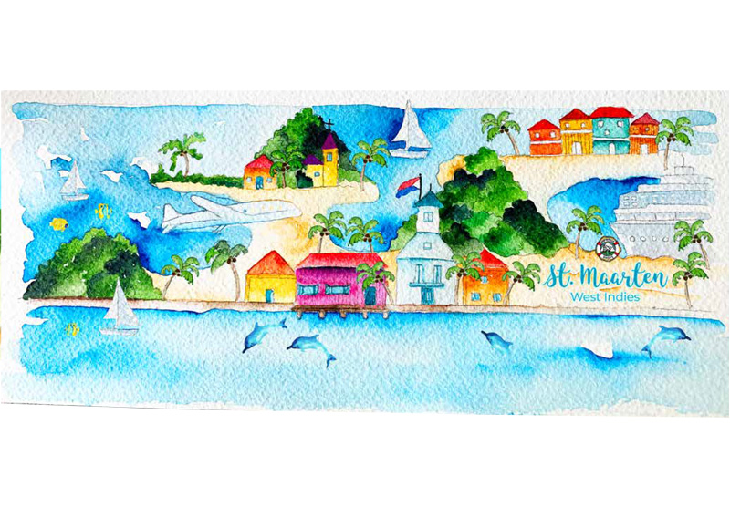 st.marteen-acuarela